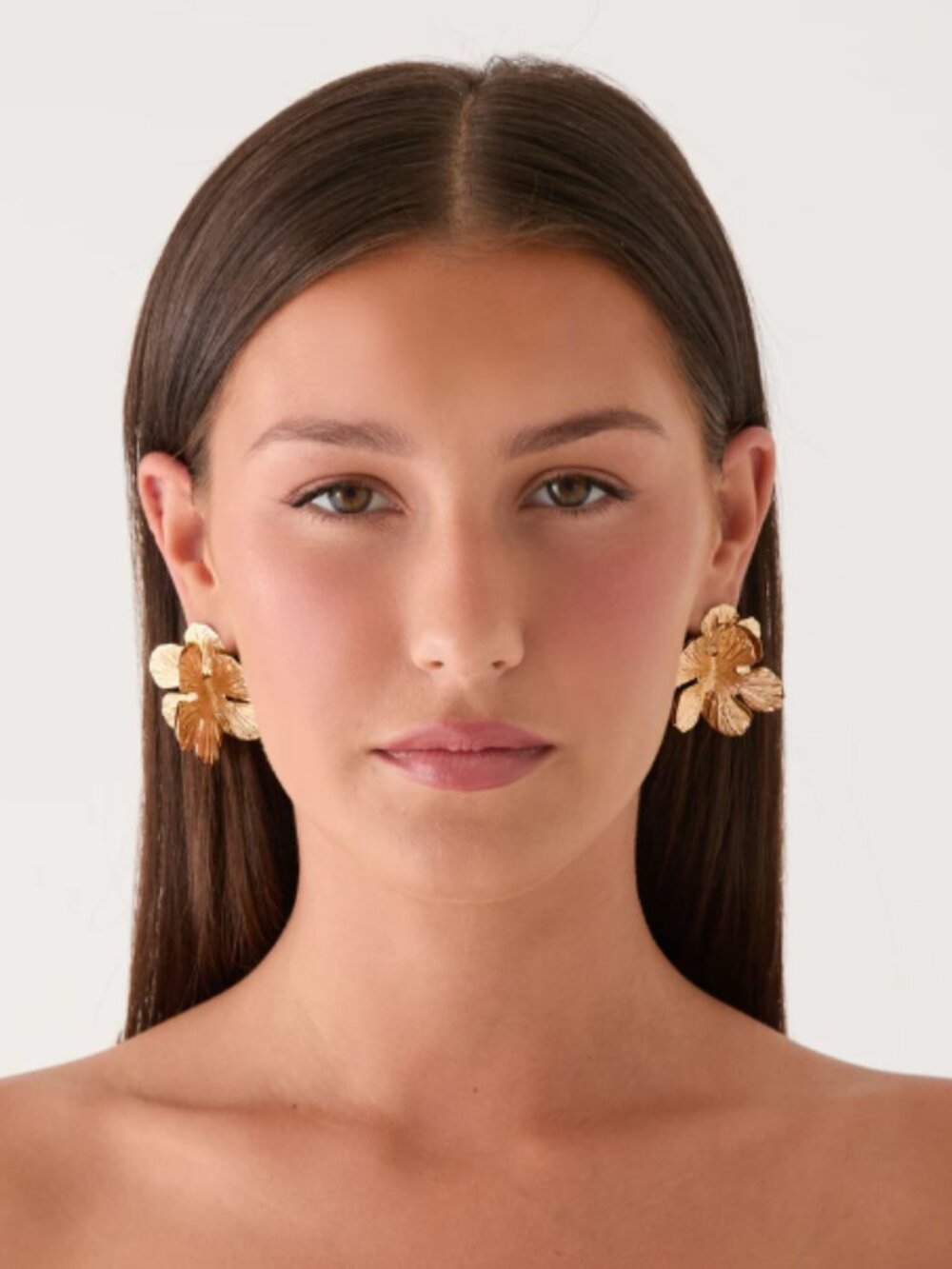 Peachy Dream Earrings - Gold